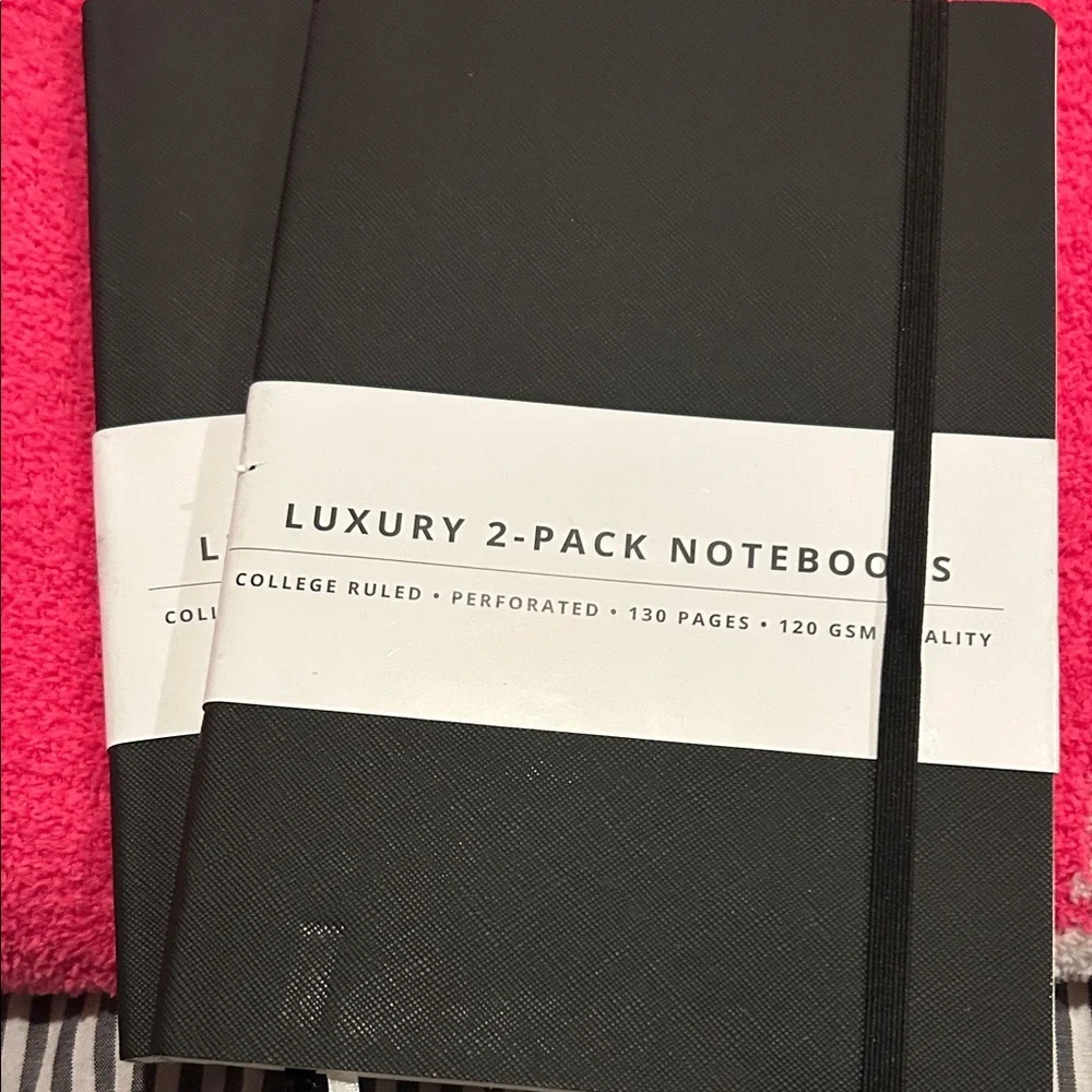 Luxury Black 2-Pack Notebooks